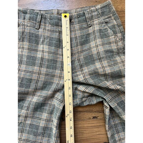 American Eagle Outfitters Plaid Wide Leg Pants - Gray and Black - Picture 5 of 6